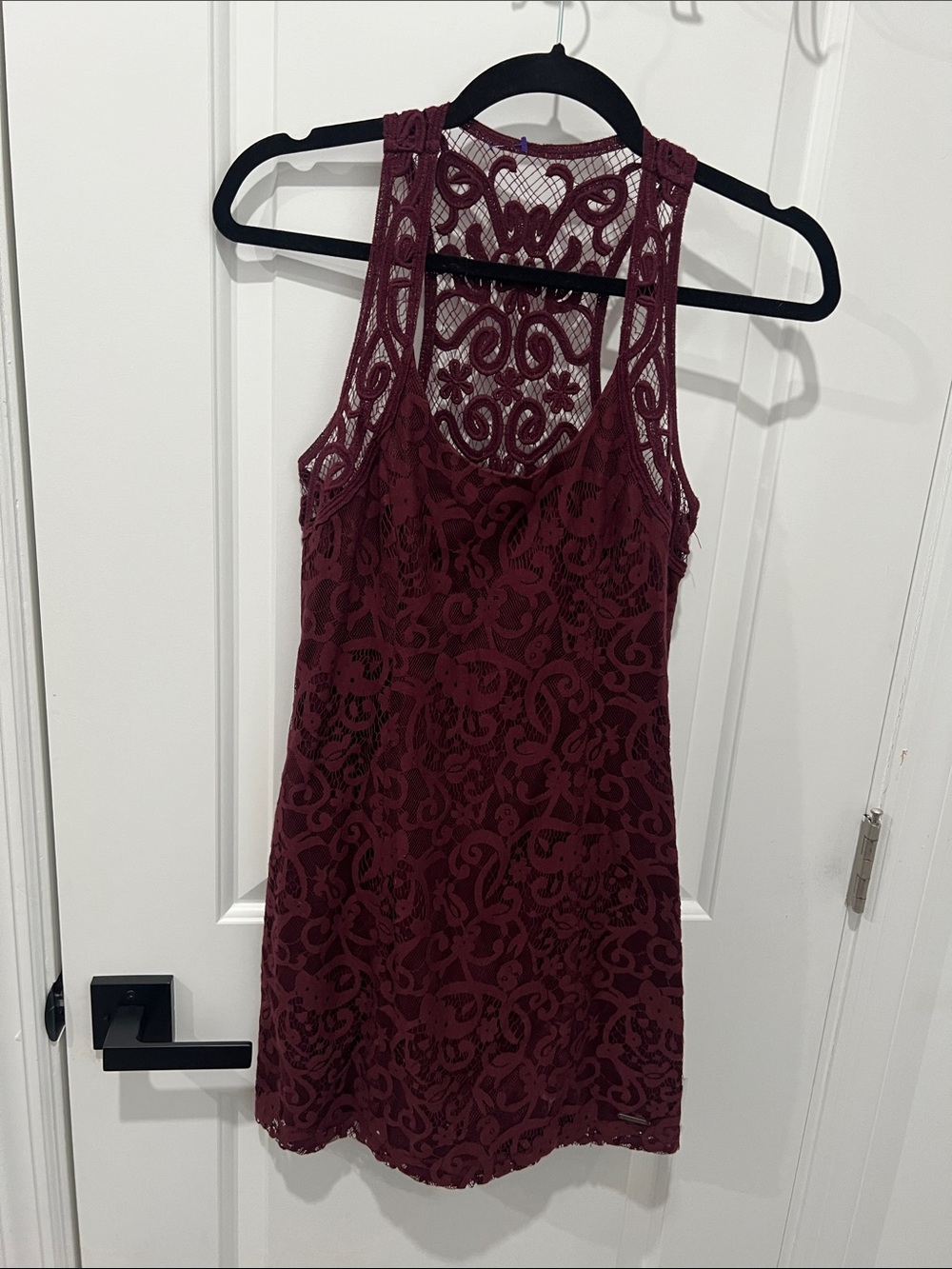 Abercrombie & Fitch Lace‎ Dress - Deep Wine Size 4